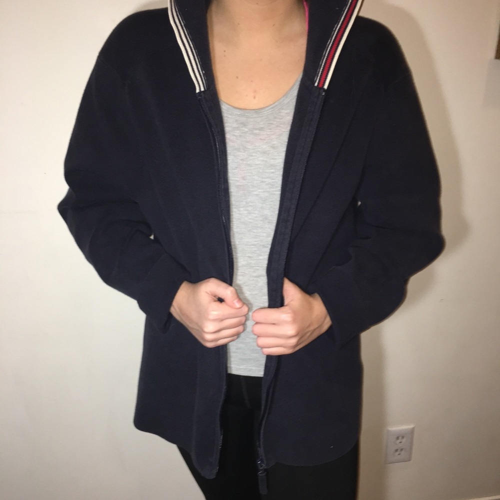 VINTAGE Tommy Hilfiger Navy Full Zip Jacket